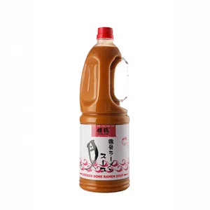 OEM 1.8L Chicken Bone Ramen Soup Japanese Ramen Noodles Soup Commercial Use Bottle Packaged