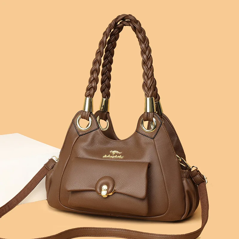New Luxury PU Women's Handbag Large Capacity Shoulder Women's Handbag Designer Bag Fashion Crossbody Bag