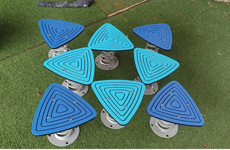 Children's Playground Equipment Set Outdoor Garden Games Children's Balance Training Equipment Customizable Plum Blossom Pile