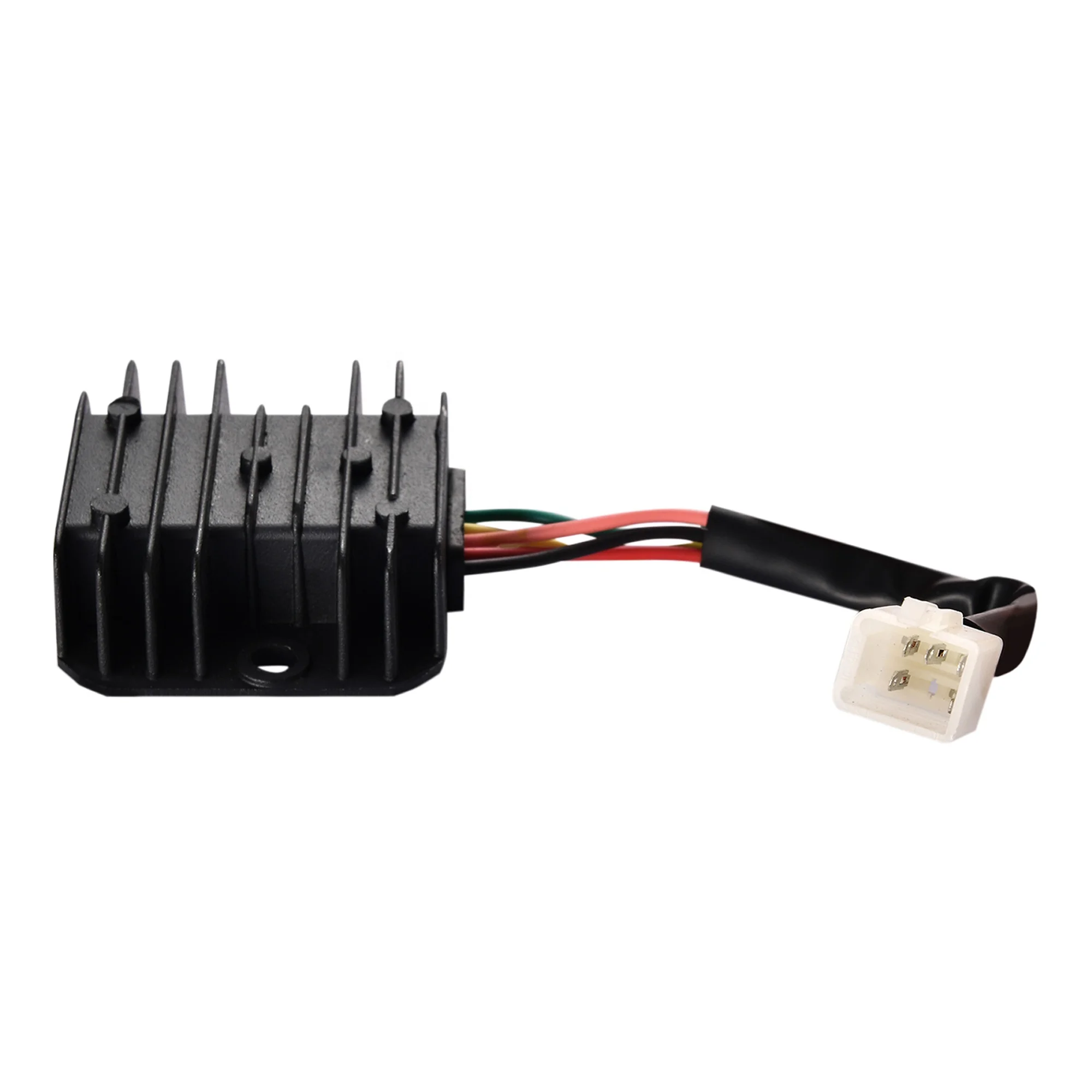 GOOFIT 5 Pin Voltage Regulator Rectifier Replacement for GY6 CG 125cc 150cc 200cc 250cc ATV Dirt Bike Go Kart Moped Scooter