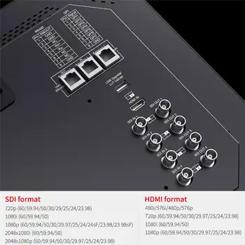 SEETEC ATEM173S-CO 17.3 Inch Carry-on Multi-camera Director Monitor, 4x3G-SDI/ , Quad View, for Live Production, OEM detail image