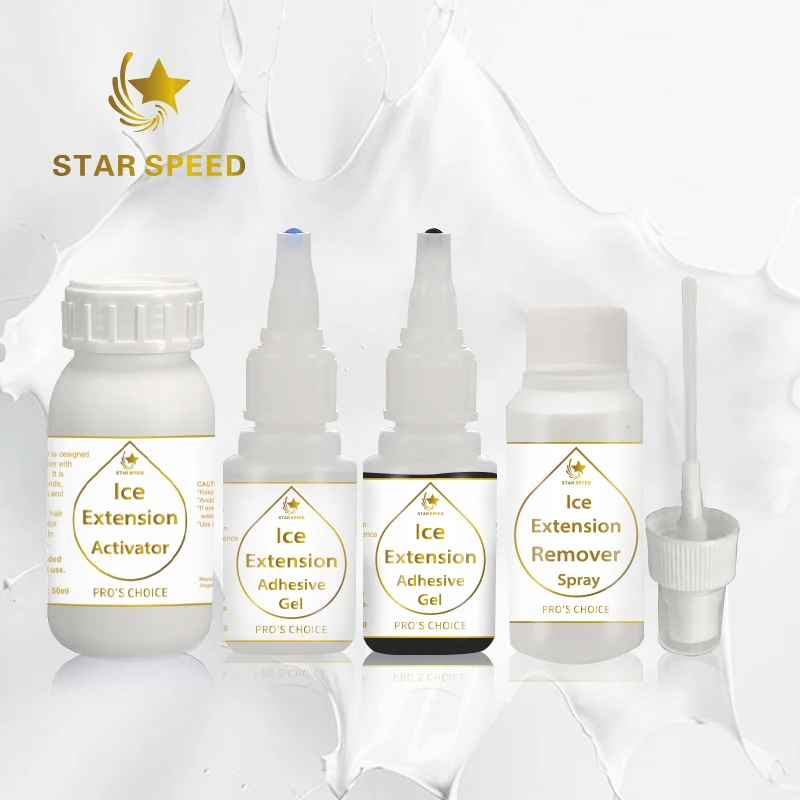 Star Speed Spanish Extension Ice Hair Extension Glue Activator Remover for Sale