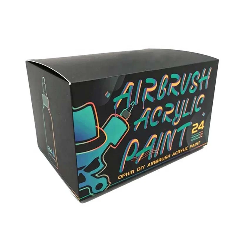 Multiple Color Style Rigid Cardboard Paper Boxes Big Size Packaging Boxes for Paint Pigment Packaging