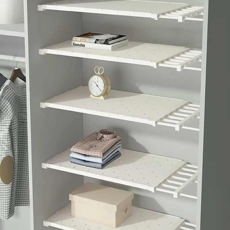 CADUKE Set di 2 mensole per armadietto, con struttura in metallo e piano di lavoro in legno, nero, espandibile e impilabile, per dispensa, cucina, bagno, ufficio