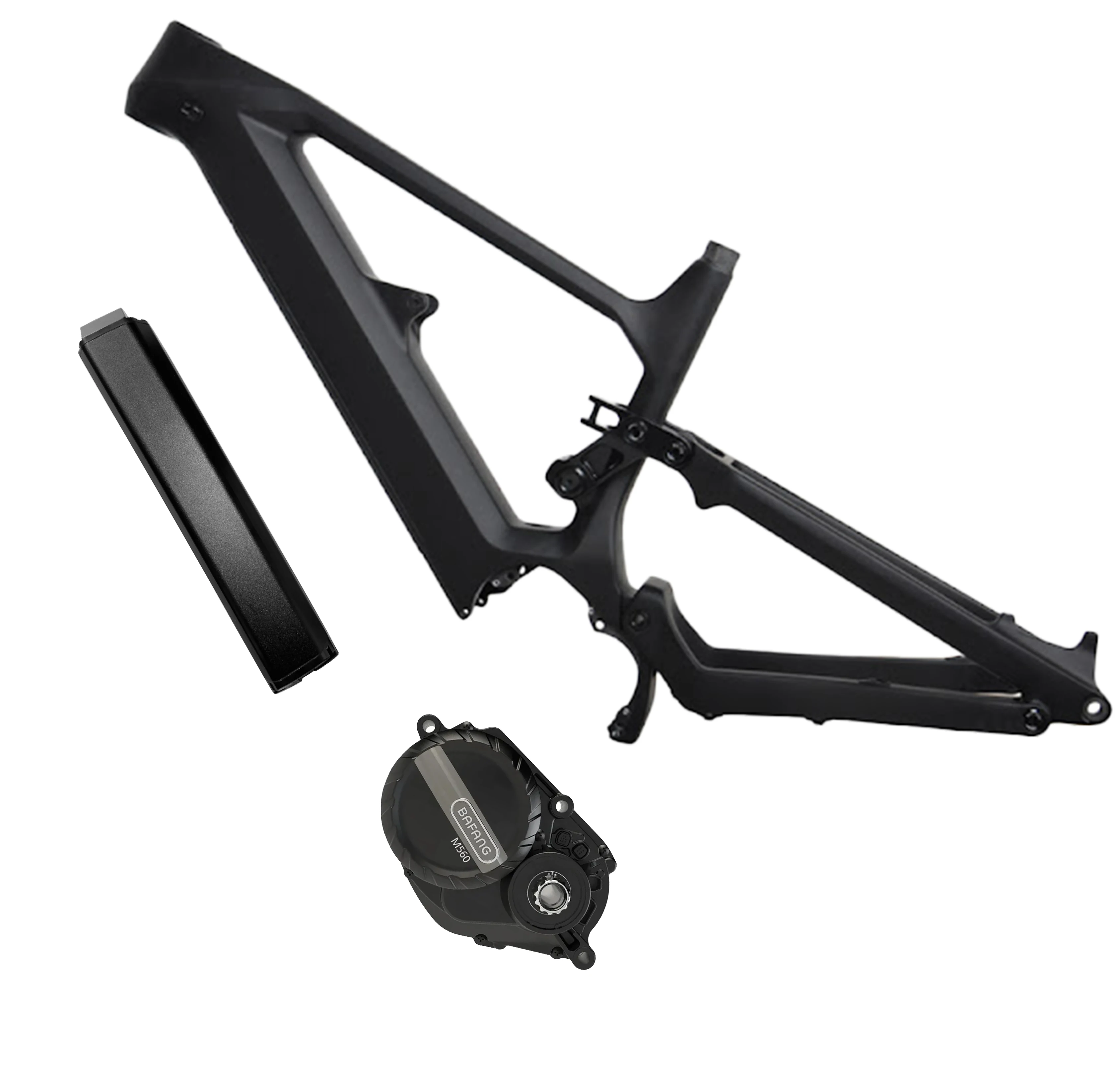 NABURA 夢新 DEATHFLUTTER240/130 Dengfu E10 EMTB Full Suspension AM Frame with Bafang Motor