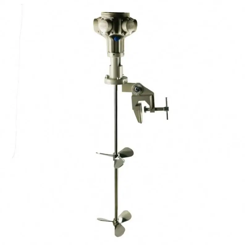 TEBAK Clamp Agitator 400L Air Powered Mixer Machine Pneumatic Tool Shaker Industrial Air Mixer Agitators