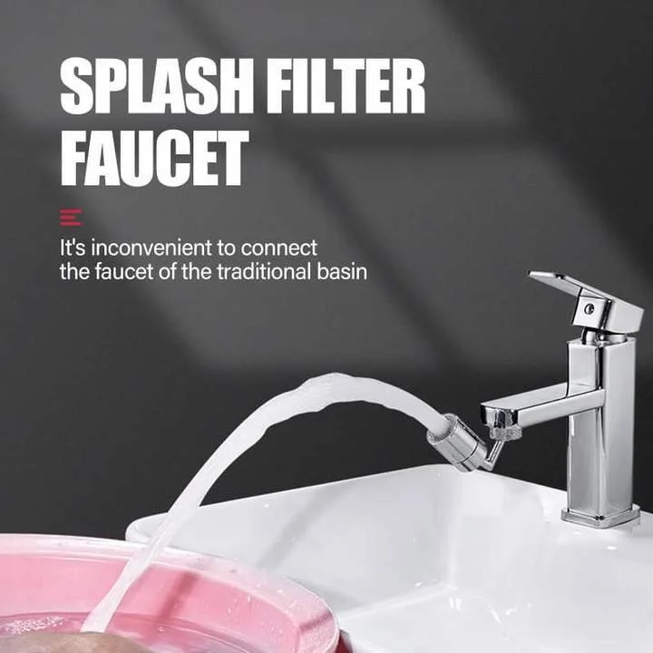 LOW MOQ Rotate Water Outlet Faucet 720 Degrees Universal Splash Filter Faucet
