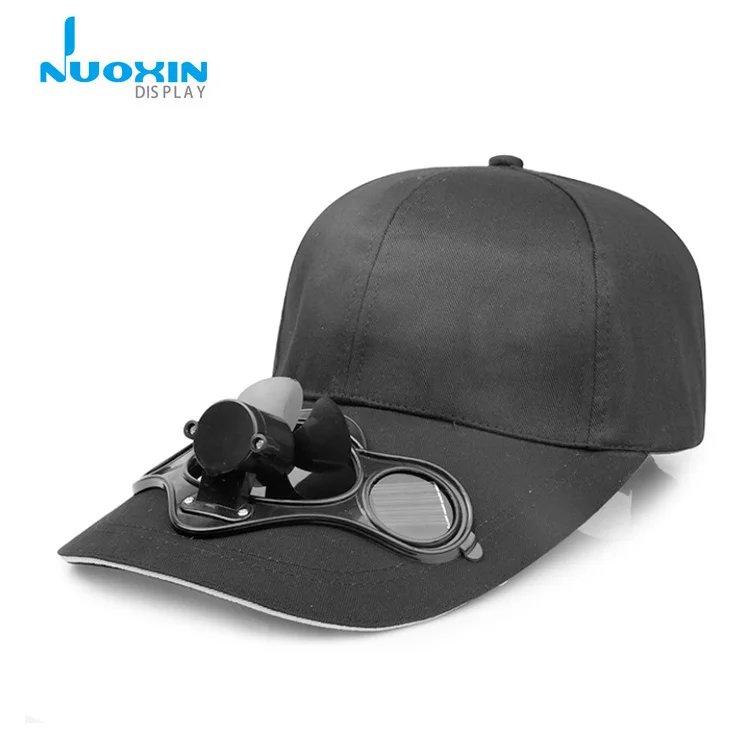 Hot Selling Custom Cooling Solar Powered  Fan Hat in the Summer