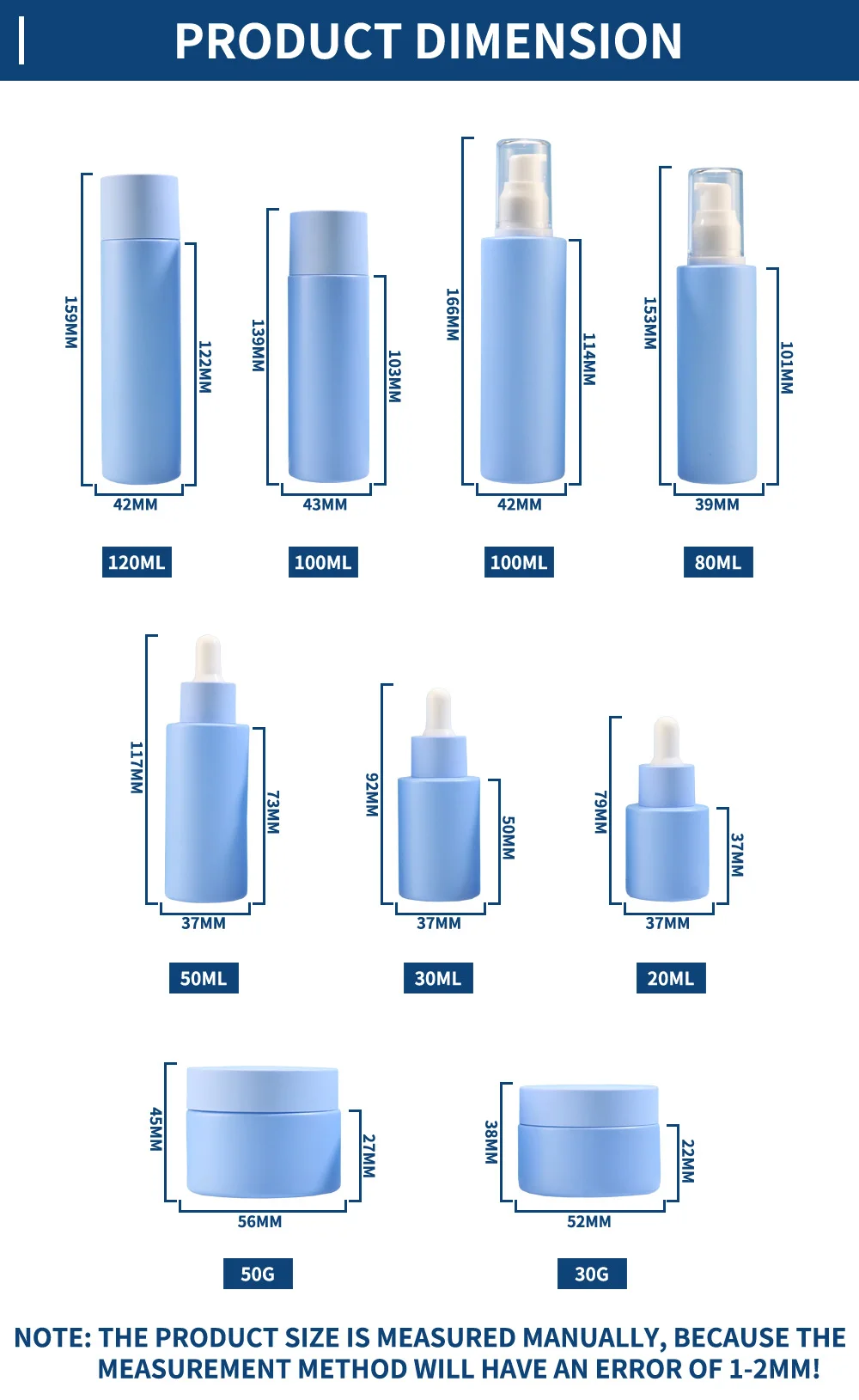 Wholesale Unique Cosmetics Purple Lotion Jar And Bottles 30g 50g 40ml