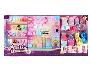 EPT Wholesale 11.5 "Solid Body Beatty Girls with Clothes Shoes Accessories Girl Toy Set