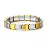 Gold bracelet-18 beads per strand