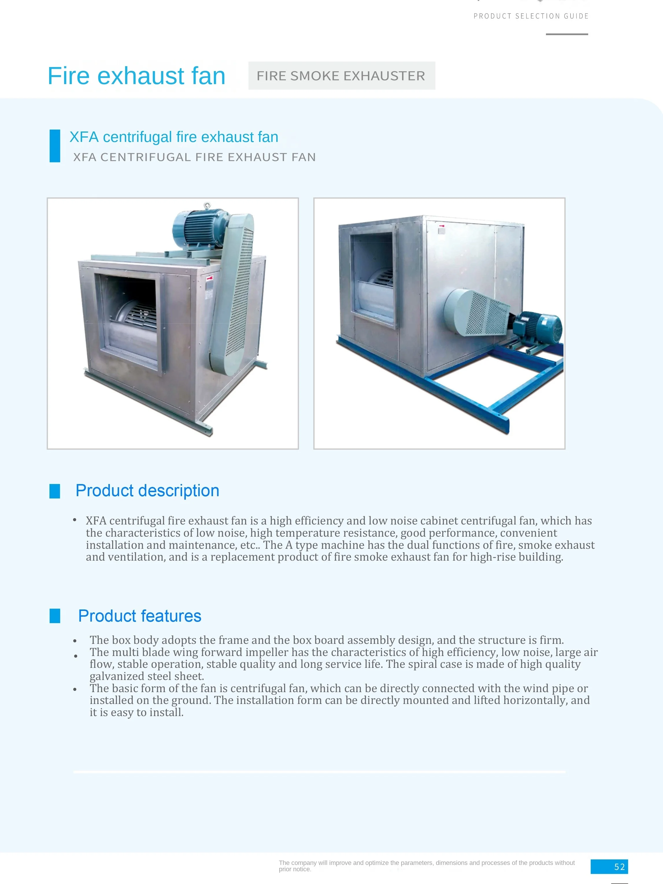 Fume Hood Exhaust Fan, MPCF-160-B2S, Plastic - detail 20