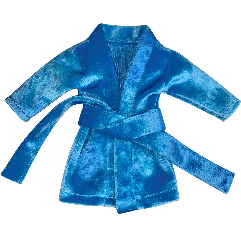 2 Pcs Custom Rag Doll Clothes Bathrobe Robe Elf Christmas Set Bookshelf ...