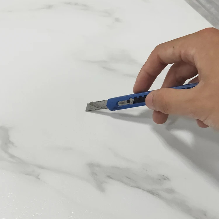 Flooring For Hotels Flake Gray Marbled Dry Lvp Flooring Self Adhesive