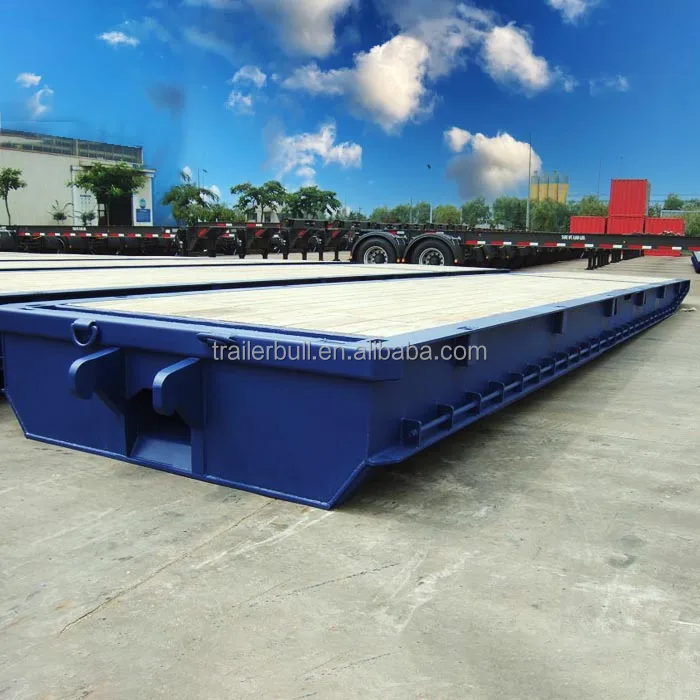 20ft 40 Ton Mafi Trailer Roll Trailer For Heavy Static Goods And ...