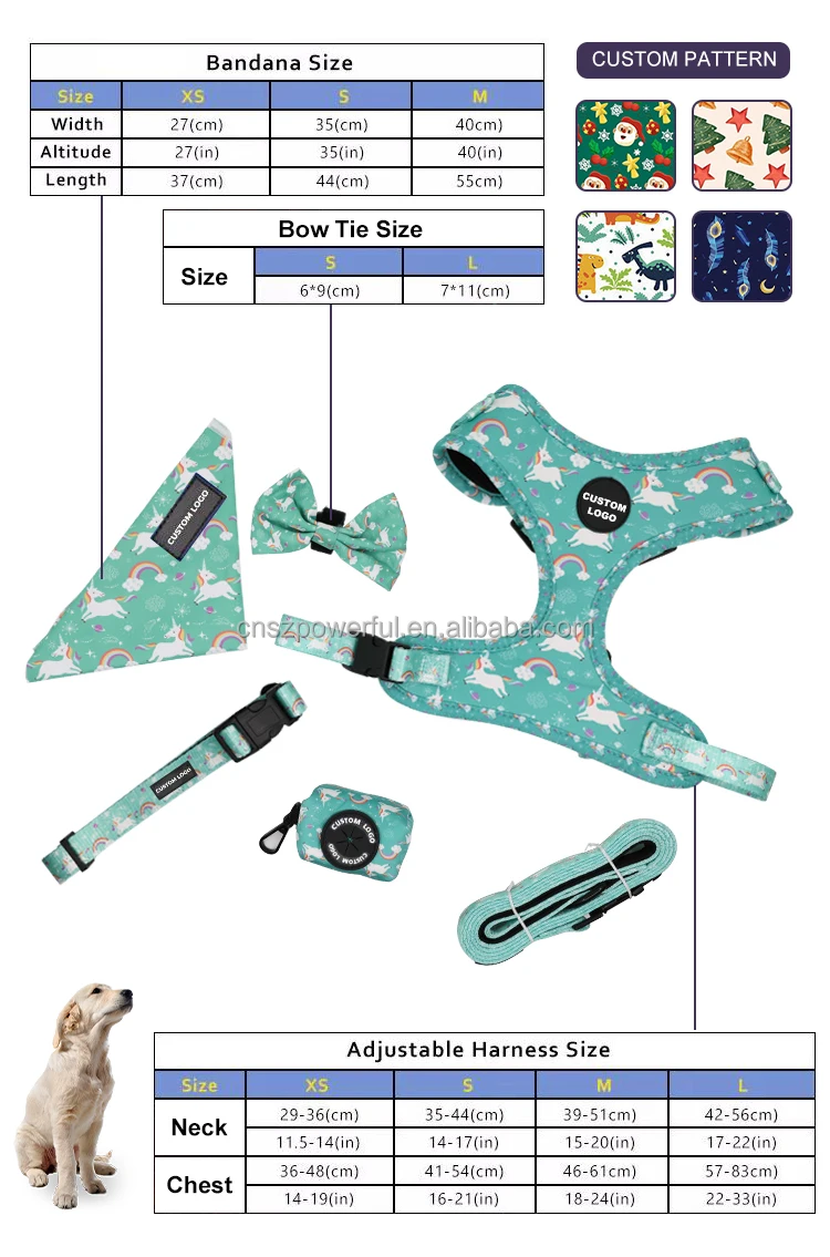 Pet Supplies Custom Luxury Harnesses For Dogs Pet Accessories Collar