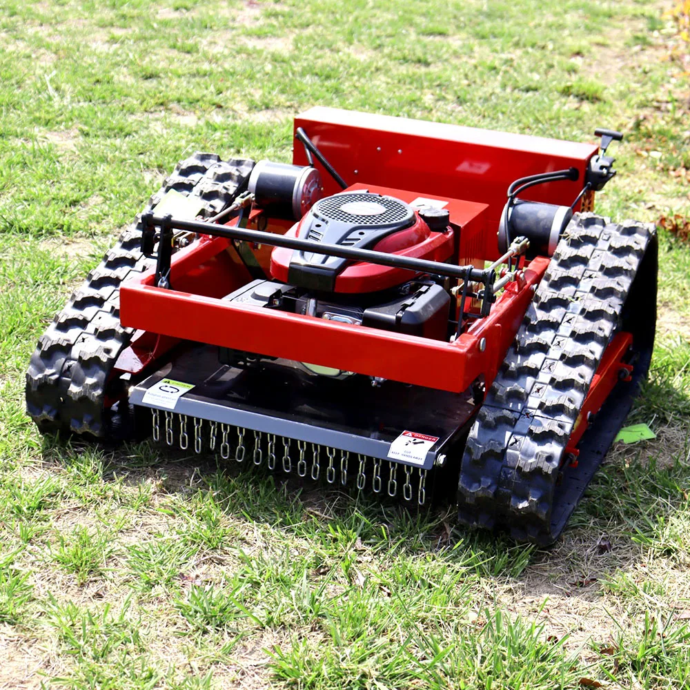 High Quality Ce Approve Grass Cutting Machine Crawler Brush Cutter for  Agriculture Electric Remote Control Ai Robot Lawn Mower