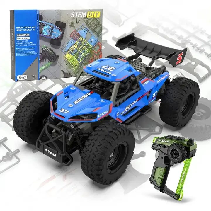 DIY STEM Education Smart Assemble 1/16 2.4G RC Car Kit
