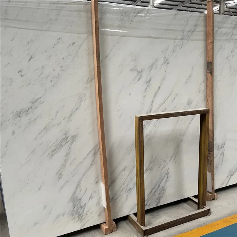 product stick china white of natural stone matte marble slab on floor tile-4