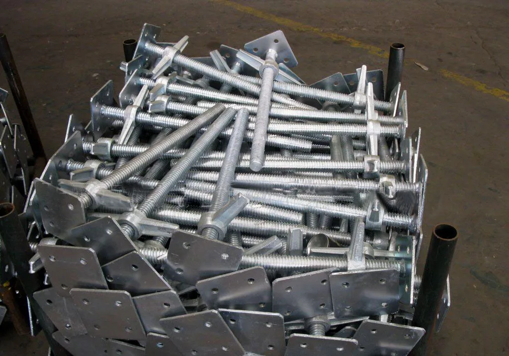 High Strength Adjustable Scaffolding Leg For Supporting Scaffolding