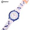 2102LAQ02-Cassa blu con cinturino beige