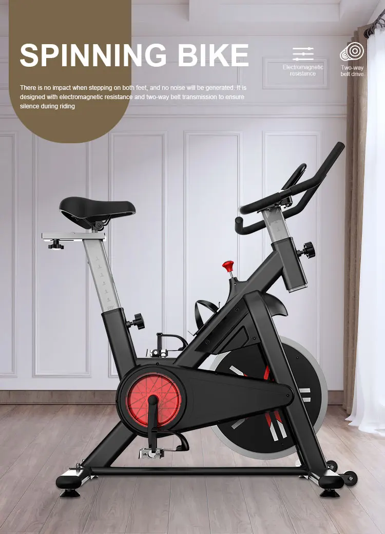 Gymbopro Top Sports Gym Indoor Professional Magnetic Body Fit Exercise Spinning Bike Stable Pedestal Fitness Bicycle Bike