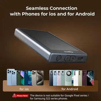 SmallRig 1080P Wireless Video Monitor Screen for iPhone MagSafe 4850 Real-Time Screen Sharing Recording (Supports 4K 30fps) Cold detail image
