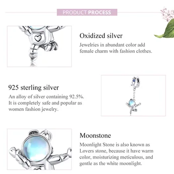 Pendentif / Charme Solide 3D En Argent Sterling, Chaîne En Boîte