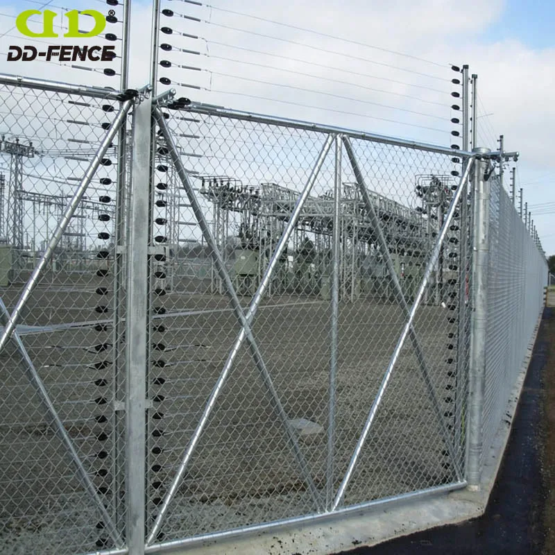 Perimeter Security Farm Fencing Electric Fence Alarm System Wire Posts Energizer Accessories Solar Electric Fence for Livestock