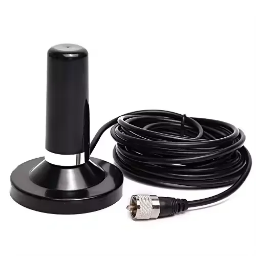 UHF VHF 2400-6000MHz 3dBi Antenna with Vertical Polarization for Car Mobile Radio and Walkie Talkie