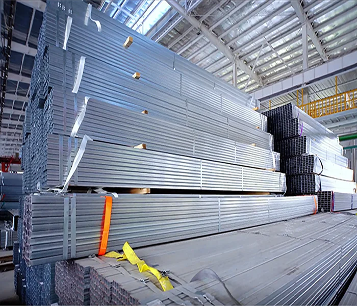 Structure Zinc Coated GI Tube square Hollow Galvanized Welded Steel Pipe Metal Rectangular Tube Price Galvanized square Tube