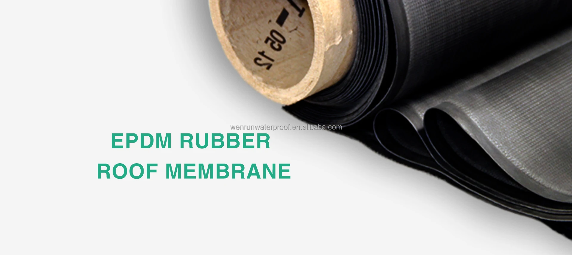 Thermoset Material 1.5mm Thickness Raw Materials Epdm Rubber Roofing Waterproof Membrane For