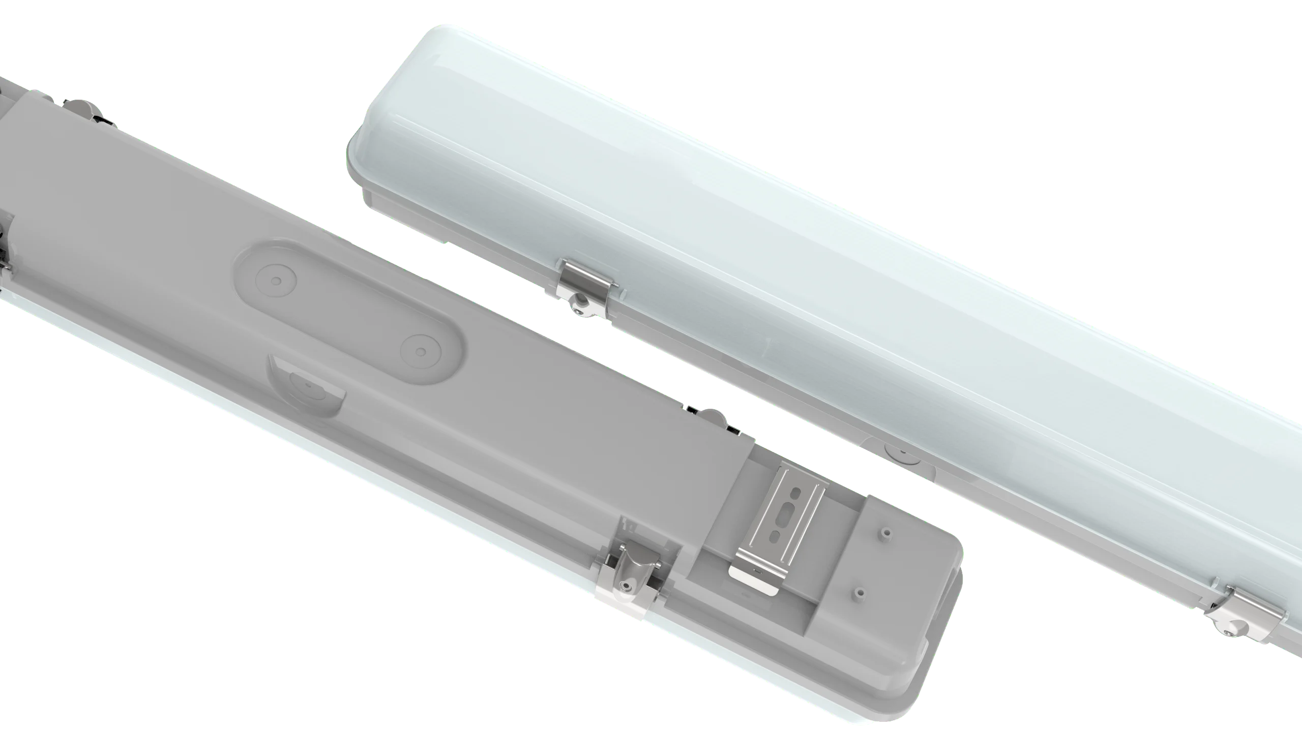 36W 4FT LED Batten Light CCT Tunable IP65 Waterproof Vapor Tight CRI80 Dimmable ETL Certified 5-Year Warranty Warehouse Factory