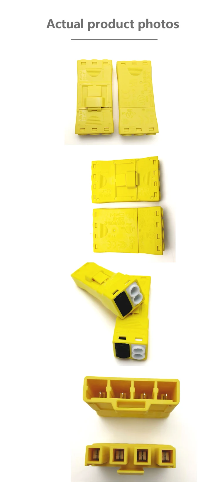 Rectangular Docking Connector Terminal Block Docking Connectors 5-in 5-out Electrical Wire Connector ...