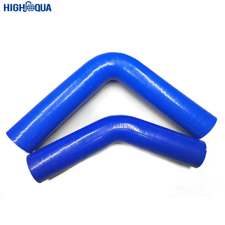 Tuyau De Refroidissement En Silicone Bleu - 25 Mm ID, 90°, Longueur 120 Mm