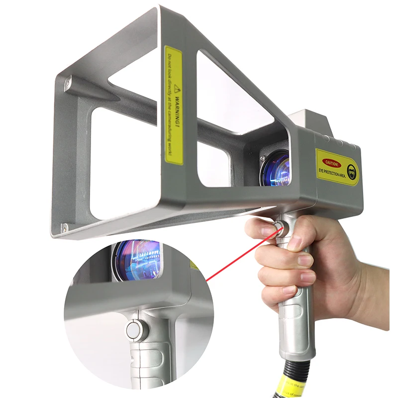 New Type Design Max 25W Handheld Portable Mini Fiber Laser Marking Machine with Touch Screen