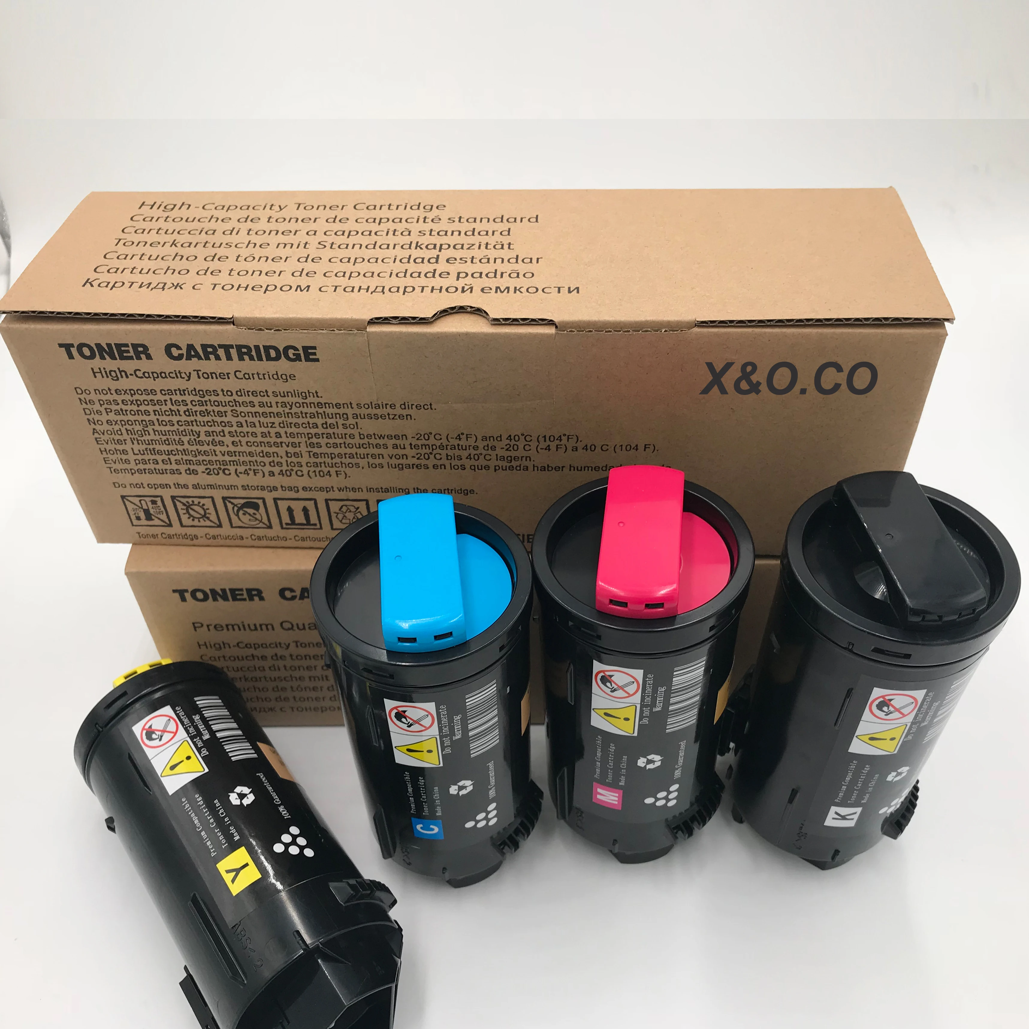 X&O Premium CT203045-48 Toner Cartridges for Fuji Xerox Printers