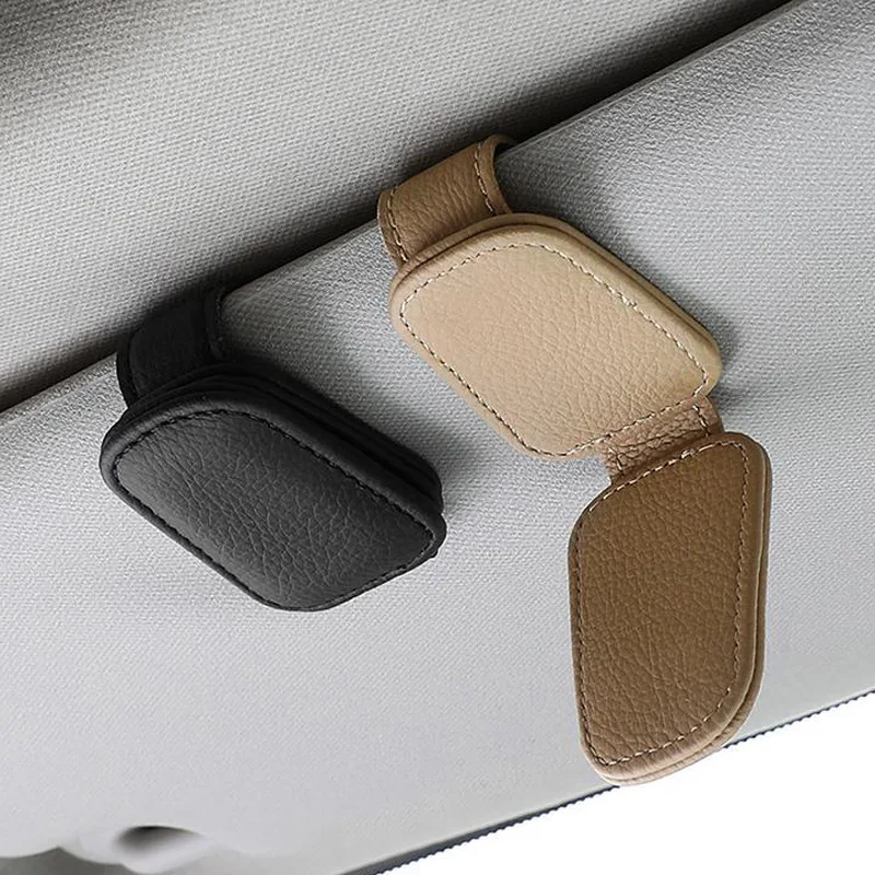 Multi-functional Car Sunglasses Holder Creative Car Visor Storage Clip Car Glasses Clip Auto Accessories