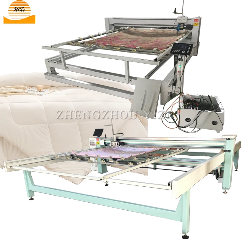 Computerized Single Needle Head Comforter Textile Quilting Machines Long Arm Duvet Bedding Sewing Machine for Quilts