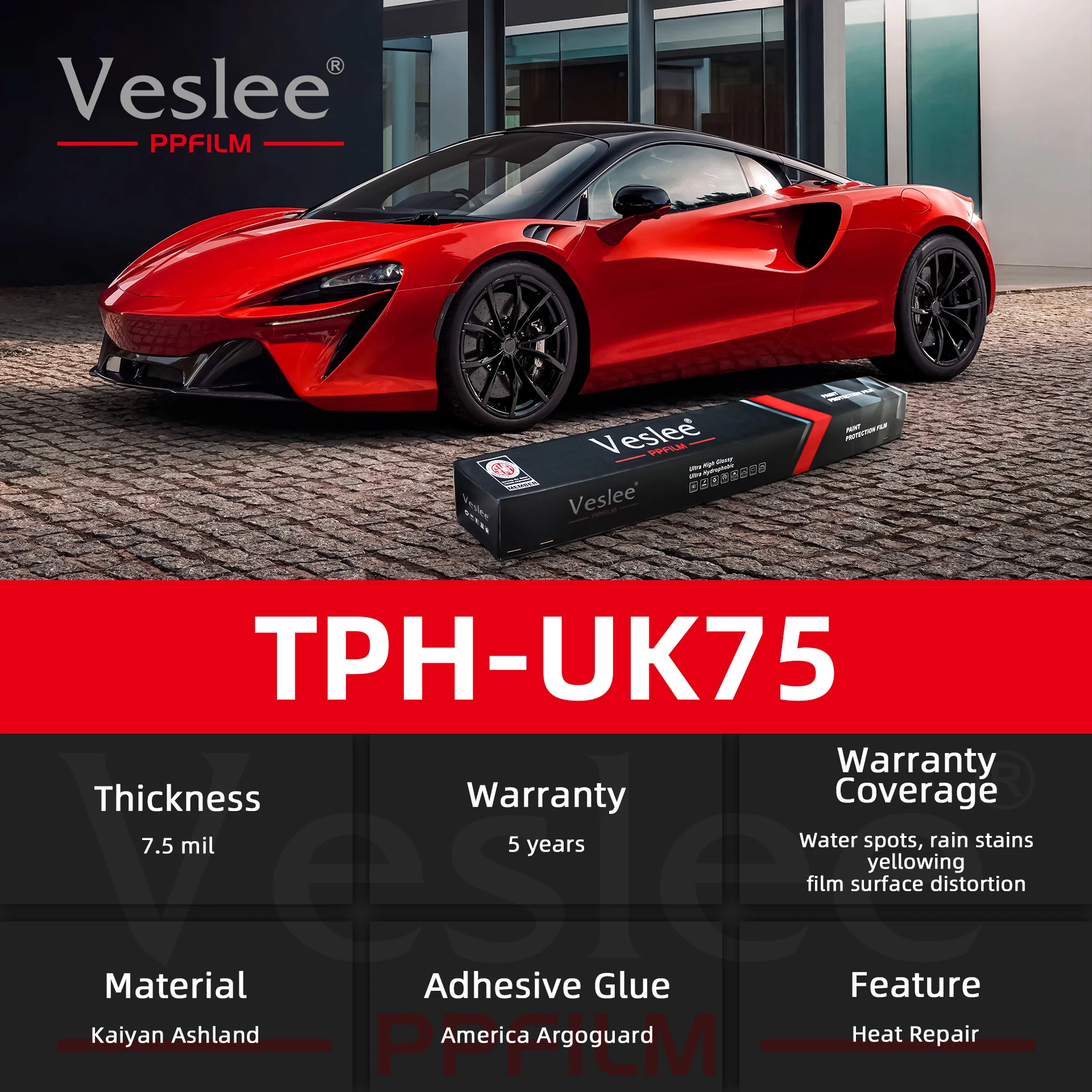 Clear Color Luxury Design Car Paint Protection Film with Hankol Glue for Premium Vehicle Protection