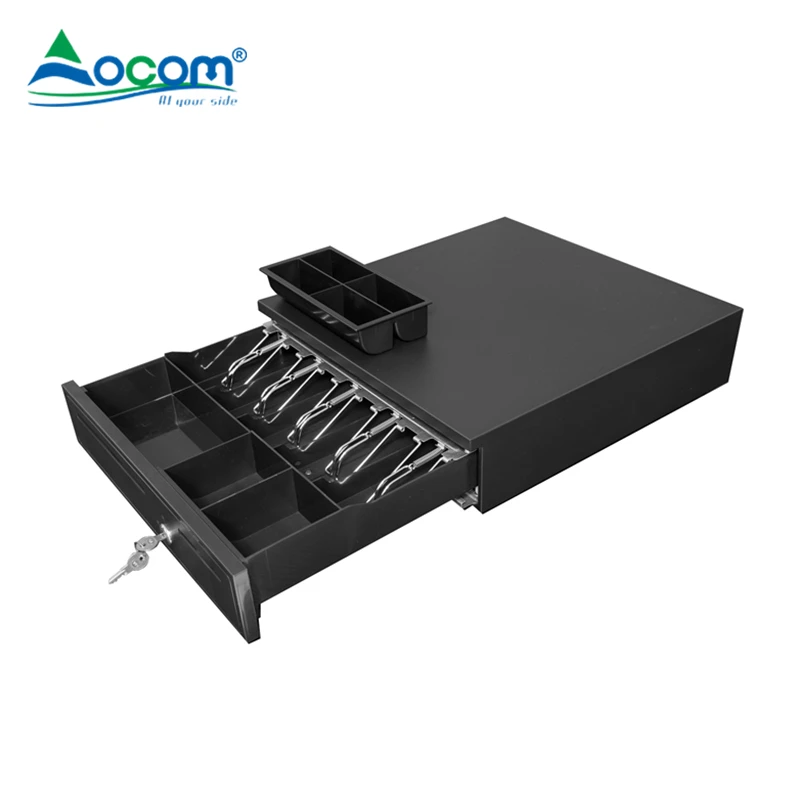 Smart Large Sizes Rj11 Money Drawer Box Insert Automatic Adjustable