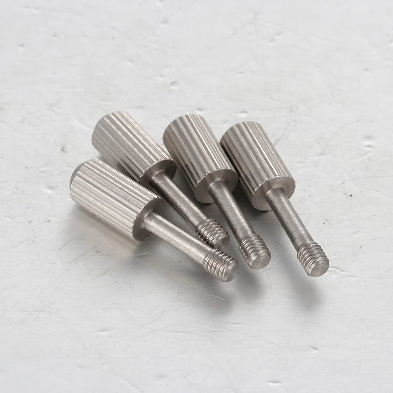 Factory Slotted Head Knob Shoulder Knurling Screws Custom Stainless Steel Screw Thumb Cabinet Knobs And Handles Single Screw factory