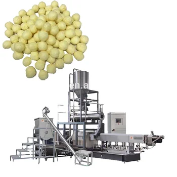 Puffed breakfast cereal corn crispy chips snacks food making machine production line