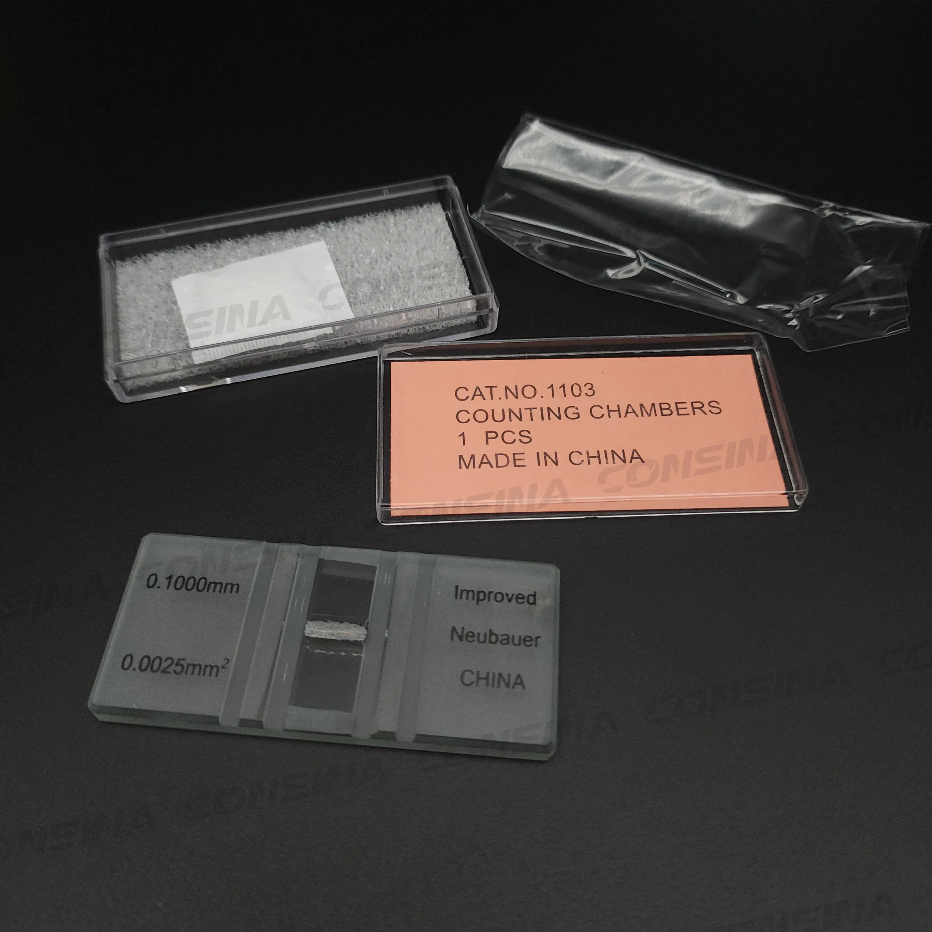 Consina Disposable Neubauer Improved Blood Cell Counter with Bright ...