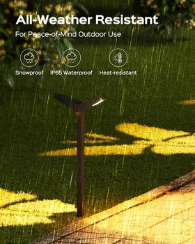Solar Butterfly Light Landscape Light Pathway Light  Solar Ground Light  With  Solar Security  Light for Garden Yard Patio Fence