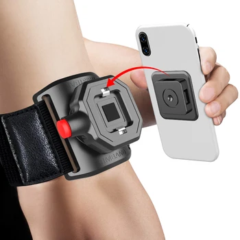 Quick Release Detachable Sports Running Arm Band Phone Mount Wrist Band Armband Cell Phone Holder For Iphone14 13