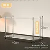 Two-tiered cup holder with threaded uprights (height adjustable)