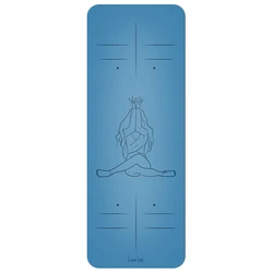 Оптовая продажа, экологически чистый коврик для упражнений из натурального каучука на заказ, очень большой длинный Коврик для тренировок и фитнеса, лучший нескользящий коврик для йоги с ремешком