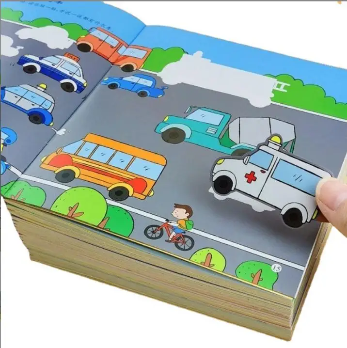 Custom children sticker books for kids educational toys activity sticker book printing