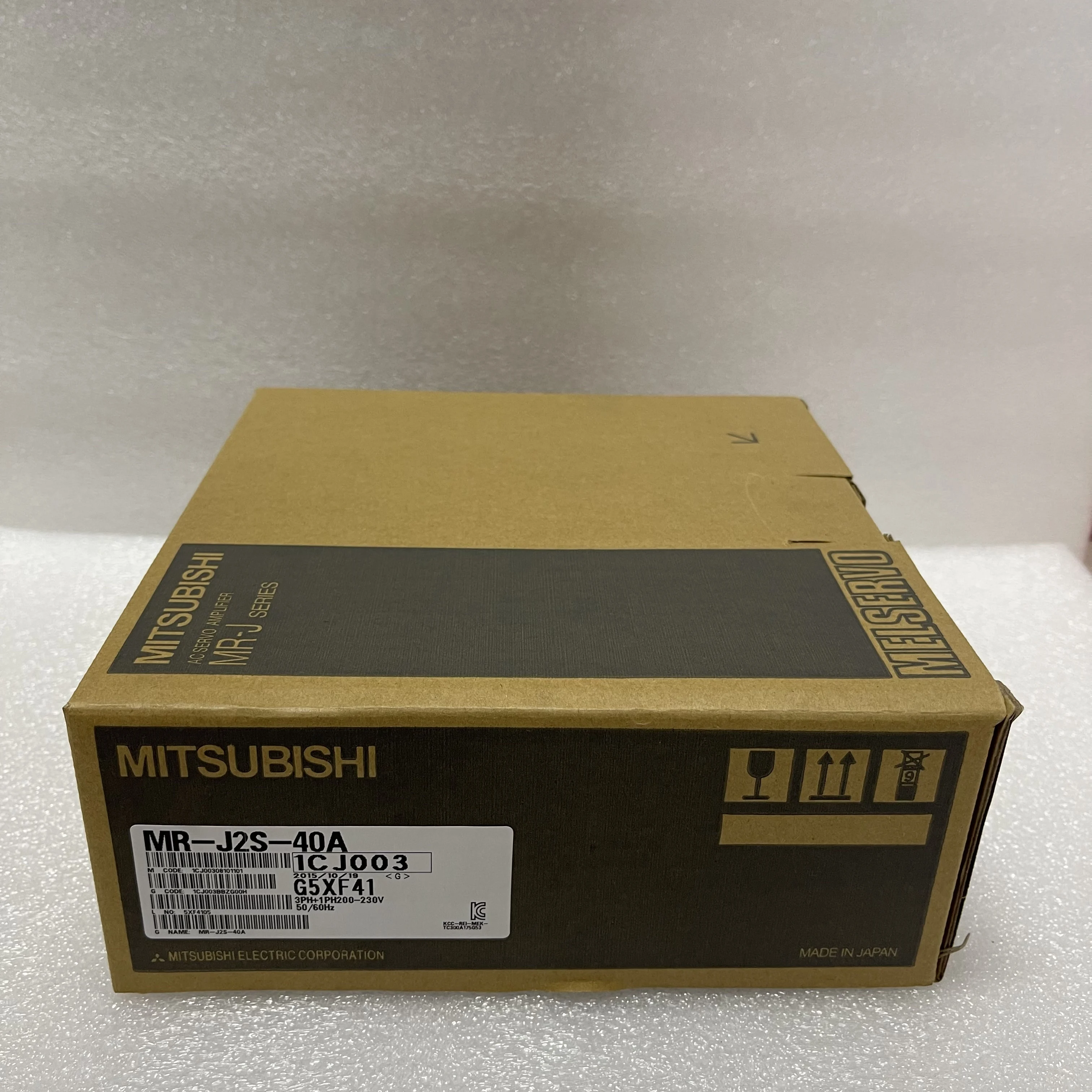 Mitsubishi AC Servo Amplifier MR-J Series MR-J2S-40A Mitsubishi AC Servo Amplifier MR-J Series MR-J2S-40A